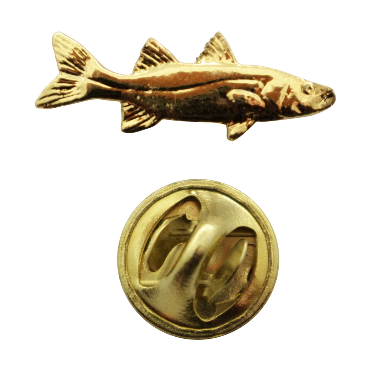 Snook Mini Pin ~ 24K Gold ~ Miniature Lapel Pin ~ 24K Gold Miniature Lapel Pin ~ Sarah's Treats & Treasures